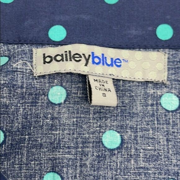 Bailey Blue Juniors Polka Dot Cap Sleeve Dress - Picture 11 of 14